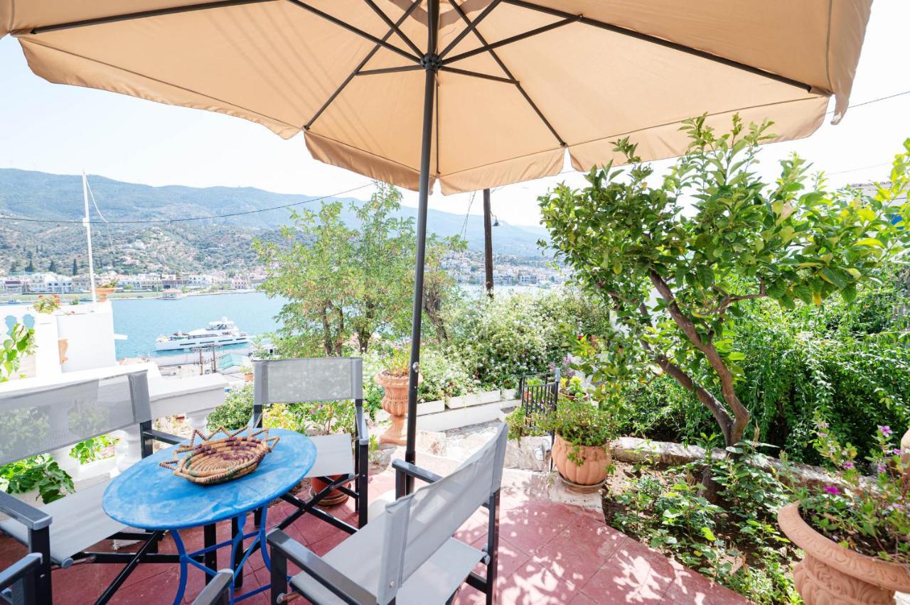 Poros Town Traditional House Under The Clock Tower With Sweet View מראה חיצוני תמונה