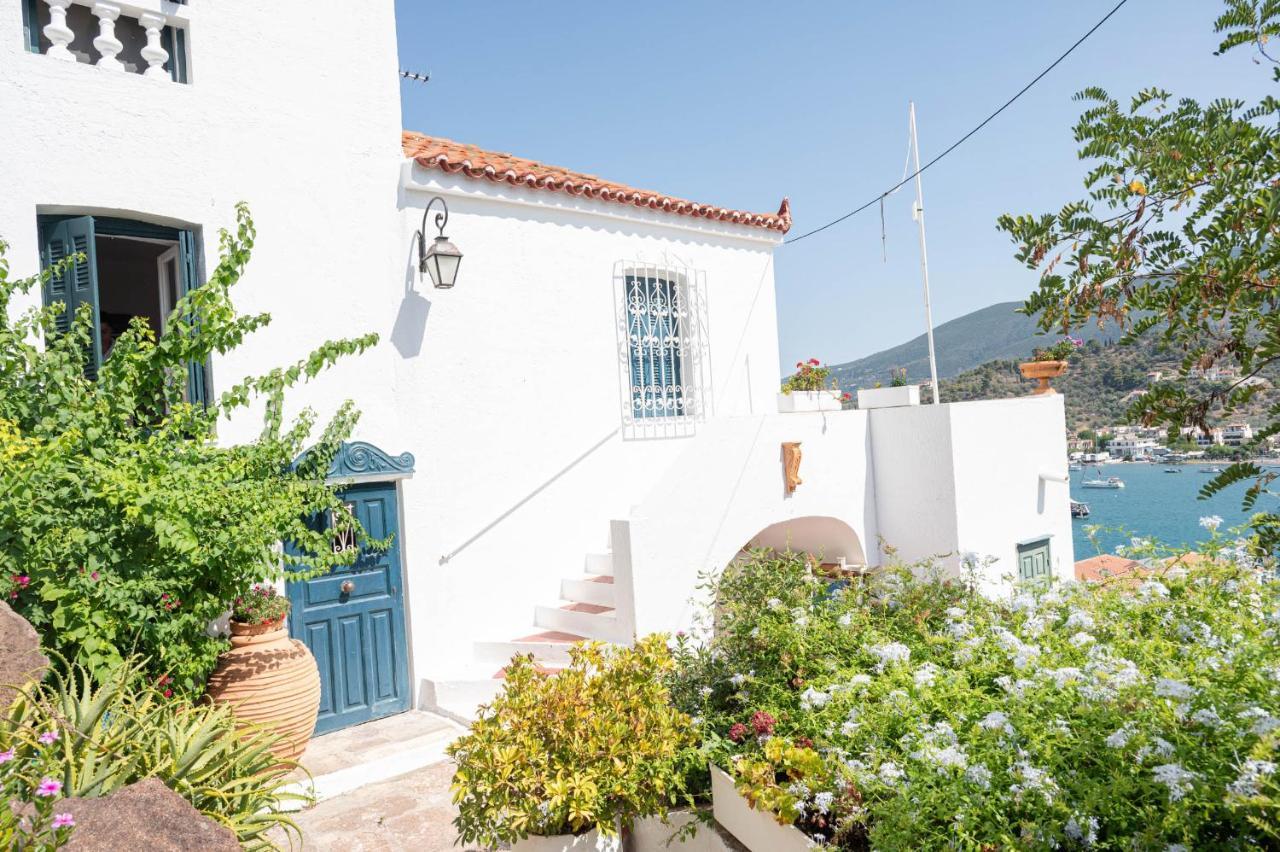 Poros Town Traditional House Under The Clock Tower With Sweet View מראה חיצוני תמונה